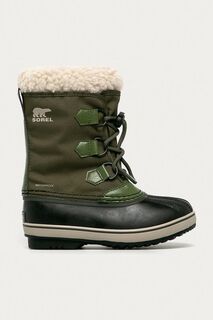 Детские зимние ботинки Sorel Yoot Pac Nylon, зеленый