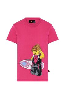 Детская футболка Лего Lego, розовый