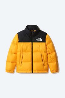 Детский пуховик The North Face Молодёжный 1996 Ретро Нупце, желтый