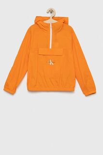 Детская куртка Calvin Klein Jeans, оранжевый