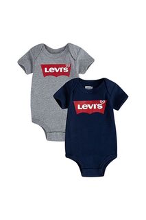 Детское боди Levi&apos;s (2 шт.), темно-синий Levis