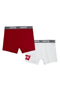 Детские боксеры Levi&apos;s (2 пары), белый Levis