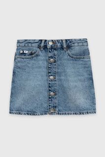 Детская джинсовая юбка Calvin Klein Jeans, синий