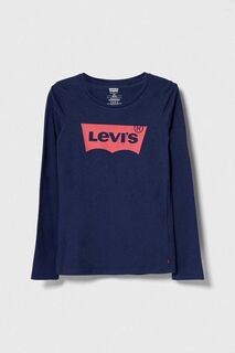 Хлопковые лонгсливы Levi&apos;s для детей., синий Levis