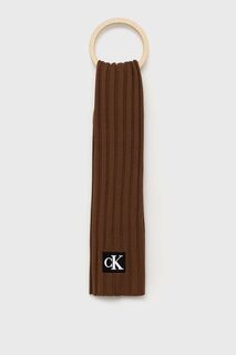 Детский шарф Calvin Klein Jeans IU0IU00347.9BYY, коричневый