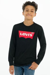 Детский лонгслив Levi&apos;s., черный Levis