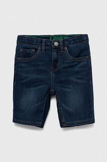 Детские джинсовые шорты Levi&apos;s, темно-синий Levis