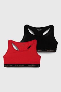 Детские спортивные бюстгальтеры Calvin Klein Underwear, 2 шт., красный