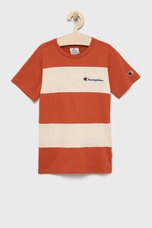Детская хлопковая футболка Champion 305959, оранжевый