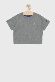 Детская хлопковая футболка Champion 404232, серый