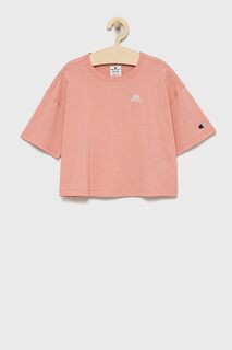 Детская хлопковая футболка Champion 404337, розовый