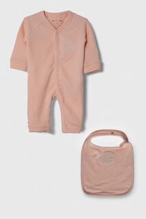 Хлопковый детский комбинезон Tommy Hilfiger, розовый