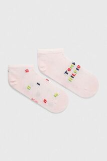 Детские носки Tommy Hilfiger, 2 пары, розовый
