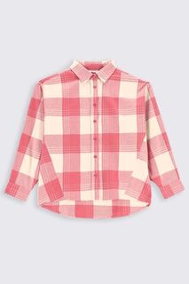 Детская хлопковая рубашка Coccodrillo, розовый
