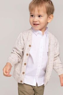 Детская рубашка из хлопка Coccodrillo, белый