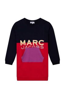 Детское хлопковое платье Marc Jacobs, красный