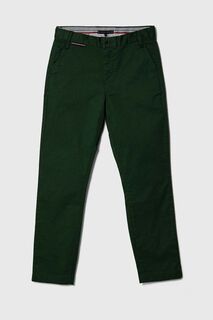 Детские брюки Tommy Hilfiger, зеленый