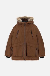 Детская зимняя куртка Coccodrillo, коричневый