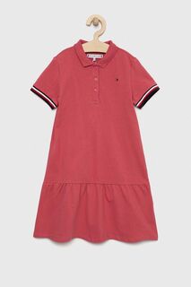 Детское платье Tommy Hilfiger, розовый