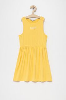 Детское платье Tommy Hilfiger, желтый