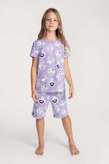 Детская хлопковая пижама Coccodrillo x Looney Tunes, фиолетовый