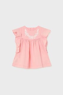 Хлопковая детская блузка Mayoral, розовый