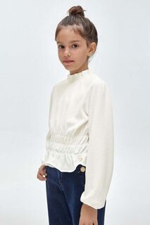 Детская блузка Mayoral, бежевый