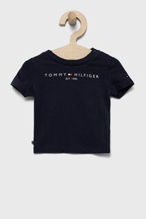 Детская футболка Tommy Hilfiger, темно-синий