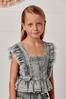 Детская блузка Mayoral, серый