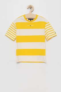 Детская футболка Tommy Hilfiger, желтый