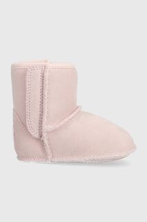 Детские замшевые зимние сапоги UGG I BABY CLASSIC G, розовый