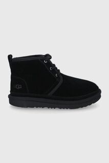 Детские замшевые зимние ботинки UGG Neumel II, черный