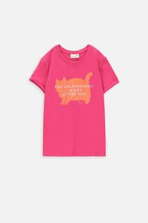 Детская футболка Coccodrillo, розовый