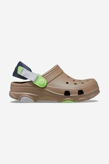 Детские тапочки Crocs All Terrain Kids Clog, коричневый