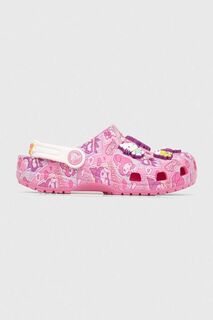 Детские тапочки Crocs CLASSIC HELLO KITTY, розовый