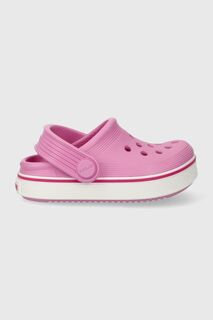 Детские тапочки Crocs CROCBAND CLEAN CLOG, розовый