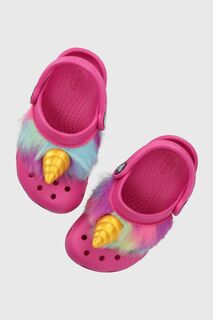 Детские тапочки Crocs I AM UNICORN, розовый
