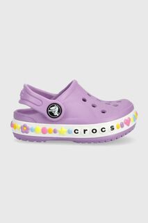 Детские тапочки Crocs, фиолетовый