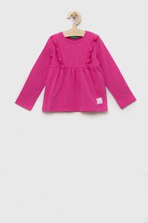 Детская блузка United Colors of Benetton, фиолетовый