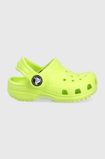 Детские тапочки Crocs, зеленый