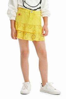Desigual детская юбка, желтый