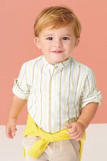 Детская рубашка Mayoral из смесового льна, мультиколор