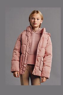 Детская куртка Mayoral на подтяжках, розовый