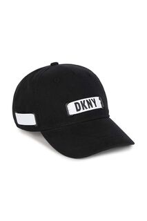 Детская шапка Dkny из хлопка, черный