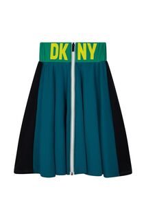 Прекрасная детская юбка DKNY, бирюзовый
