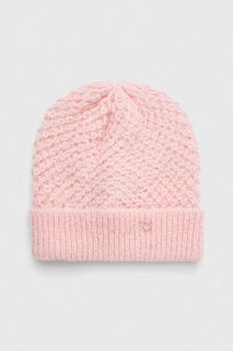 Детская шапка Emporio Armani из смесовой шерсти., розовый