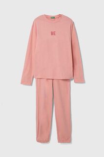 Детская пижама United Colors of Benetton, розовый