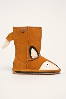 Emu Australia - детские зимние ботинки Fox, коричневый