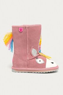 Emu Australia - Детские зимние ботинки Magical Unicorn, розовый