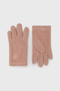 Детские перчатки United Colors of Benetton, розовый